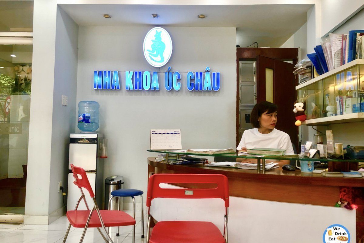Australian Dental Clinic Hanoi reception area - Nha Khoa Uc Chau