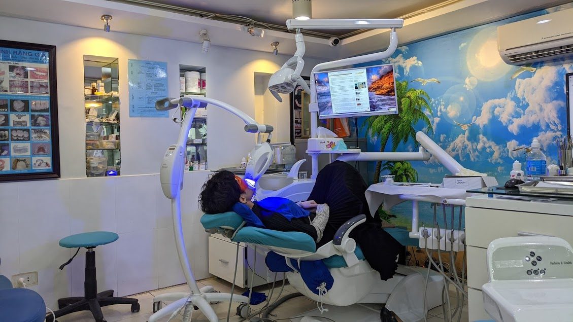 Australian Dental Clinic treatment room with modern dental equipment