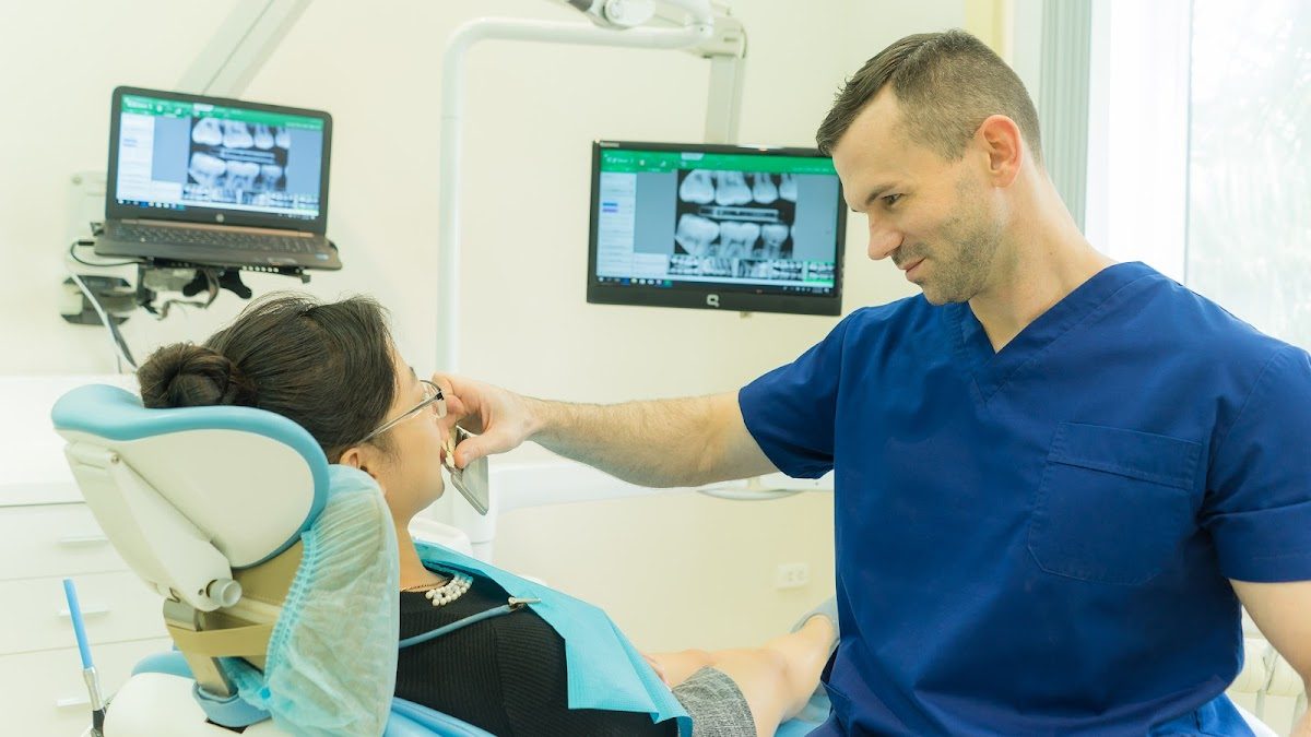 Westcoast International Dental modern reception area